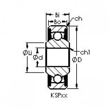 AST KSP6A deep groove ball bearings