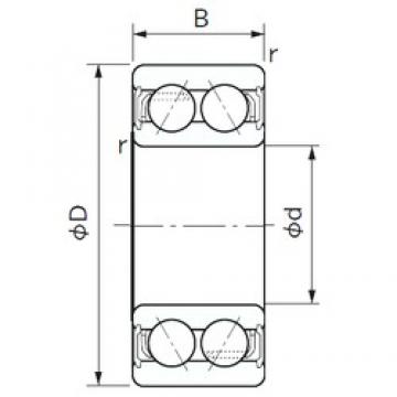 NTN TM-DF0377LLH1 angular contact ball bearings