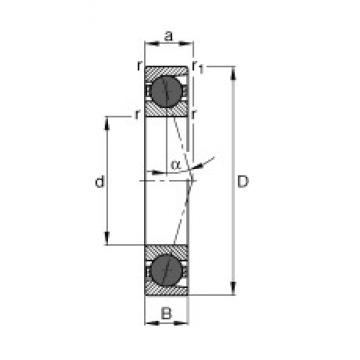 FAG HCB71900-C-T-P4S angular contact ball bearings