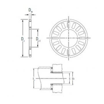 KOYO NTA-3648 needle roller bearings