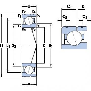 SKF 71915 CE/HCP4AL angular contact ball bearings