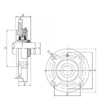 ISO UKFC213 bearing units