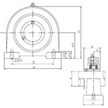 ISO UCPA211 bearing units