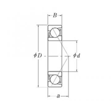 RHP LJT1.1/4 angular contact ball bearings