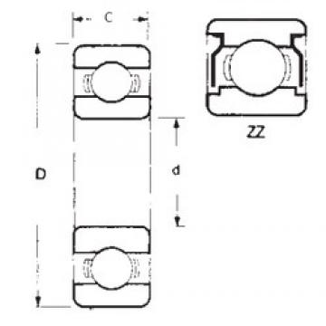 FBJ 6314ZZ deep groove ball bearings