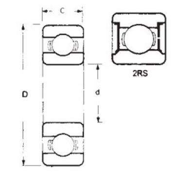 FBJ 6011-2RS deep groove ball bearings