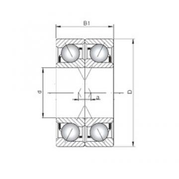 ISO 7021 CDF angular contact ball bearings