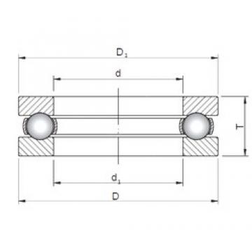 ISO 51415 thrust ball bearings
