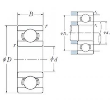 ISO R2A deep groove ball bearings