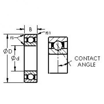 AST 7021AC angular contact ball bearings