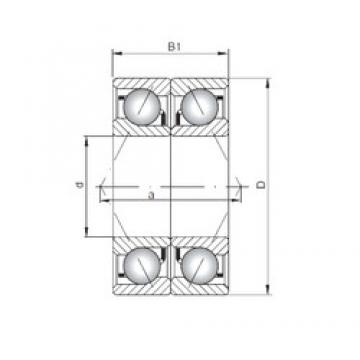 ISO 7002 ADB angular contact ball bearings