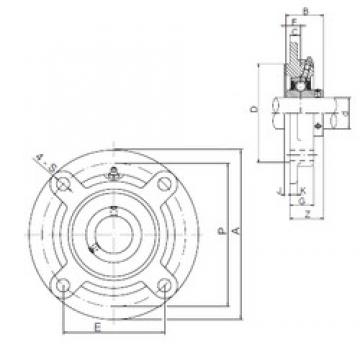 ISO UCFC218 bearing units