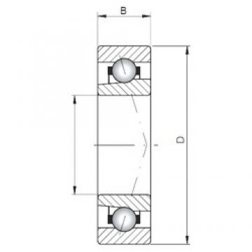 ISO 71901 A angular contact ball bearings