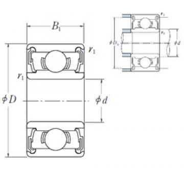 ISO MR115-2RS deep groove ball bearings