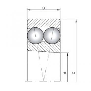 ISO 1317K self aligning ball bearings