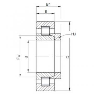 ISO NH210 cylindrical roller bearings