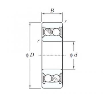 KOYO 2316-2RS self aligning ball bearings