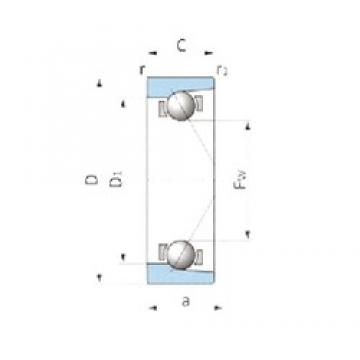 IJK ASA2741-2 angular contact ball bearings