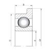 ISO FL617/4 deep groove ball bearings
