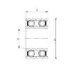 ISO 4205 deep groove ball bearings #3 small image