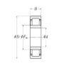 RHP LLRJ1.3/8 cylindrical roller bearings #3 small image