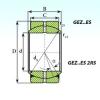 ISB GEZ 127 ES 2RS plain bearings #3 small image