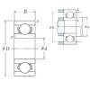 ISO 603 deep groove ball bearings #3 small image