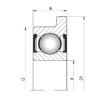 ISO FL605 ZZ deep groove ball bearings #3 small image