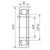 NACHI NUP 1048 cylindrical roller bearings #3 small image
