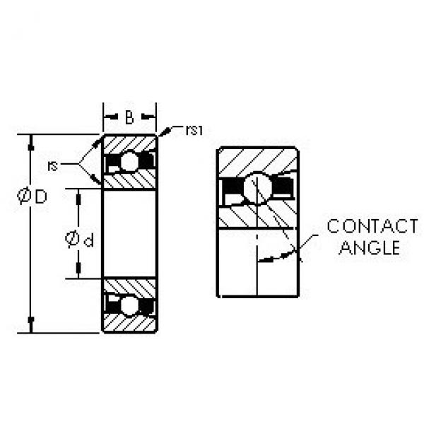 AST H7019C angular contact ball bearings #2 image