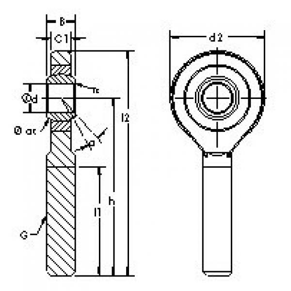 AST SAJK12C plain bearings #2 image