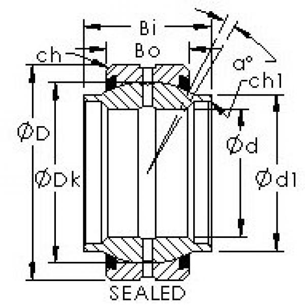 AST GEEM100ES-2RS plain bearings #2 image