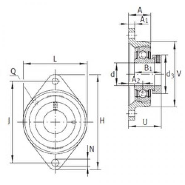 INA PCFT40 bearing units #3 image