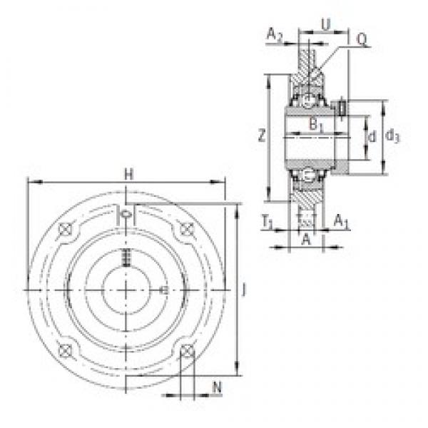 INA RFE50-N bearing units #3 image