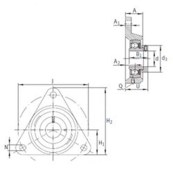 INA PCFTR50 bearing units #3 image