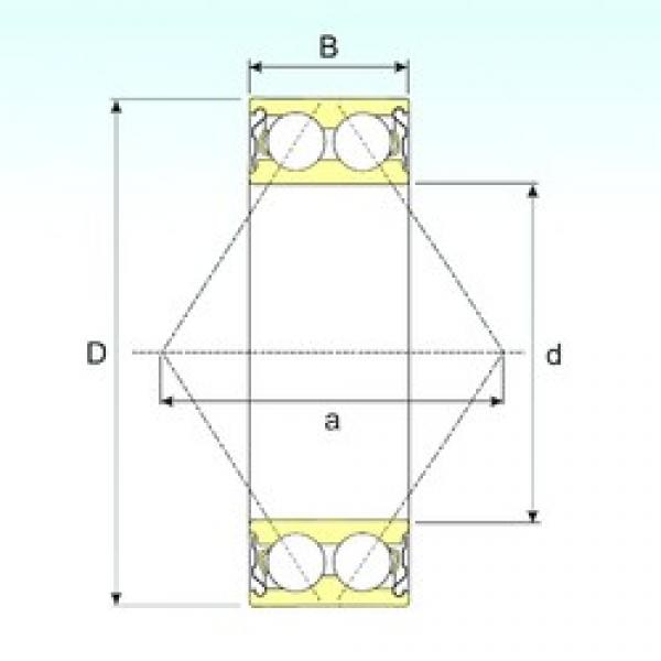 ISB 3304-ZZ angular contact ball bearings #3 image