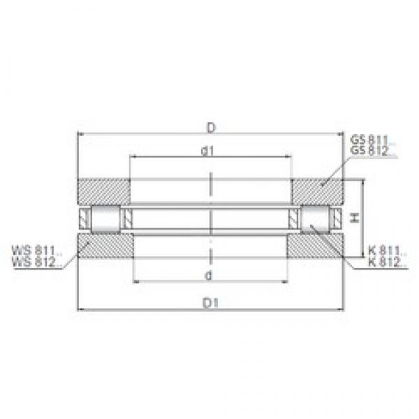 ISO 81109 thrust roller bearings #3 image