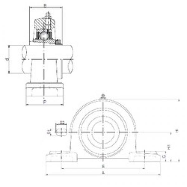 ISO UKP207 bearing units #3 image