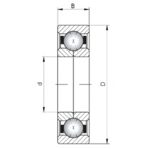 ISO QJ1052 angular contact ball bearings #3 image
