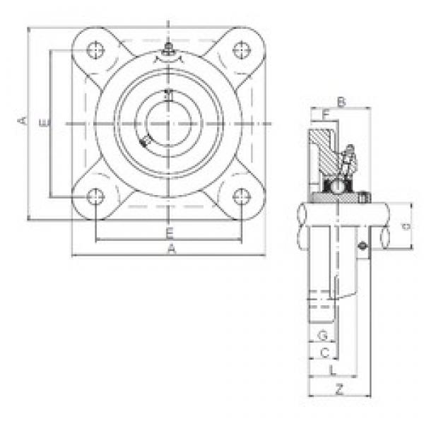 ISO UCF201 bearing units #3 image