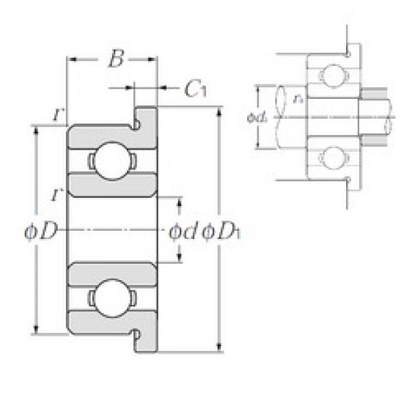 NTN FLBC2,5-8 deep groove ball bearings #2 image