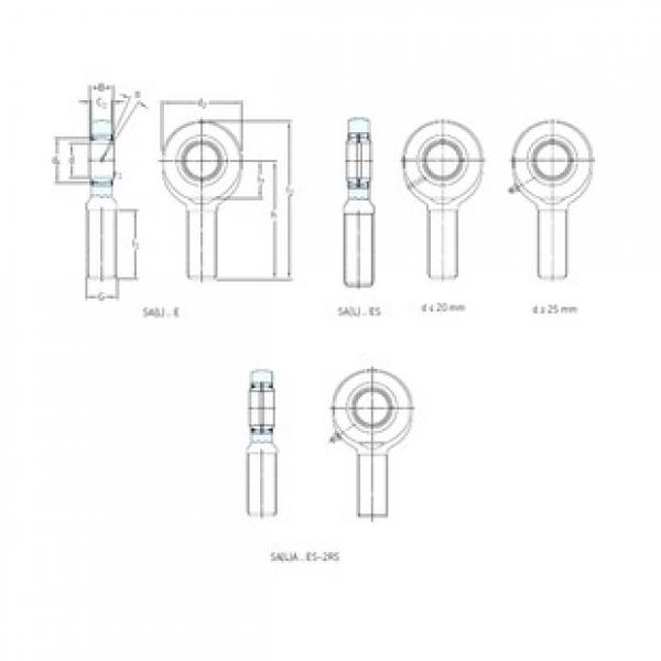 SKF SALA45ES-2RS plain bearings #2 image