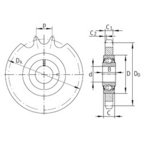 INA KSR16-L0-10-10-14-08 bearing units #3 image