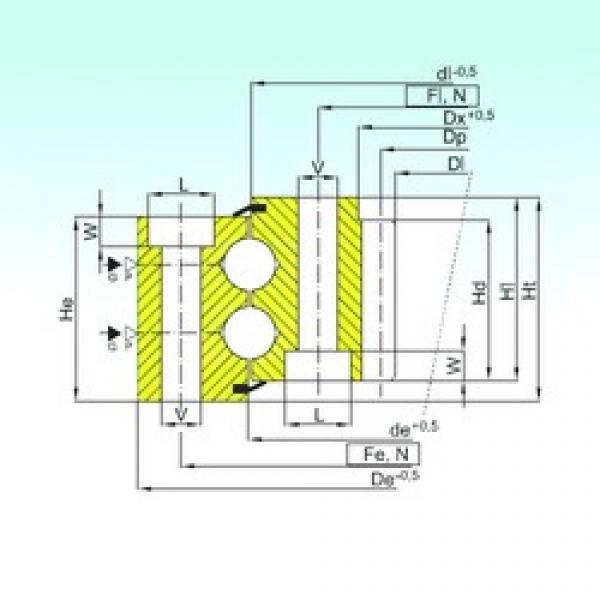 ISB ZB2.28.1222.400-1SPPN thrust ball bearings #3 image