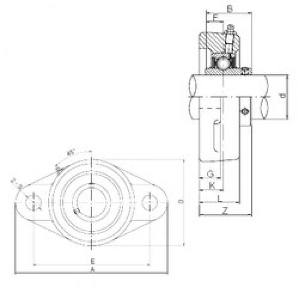 ISO UCFL306 bearing units #3 image