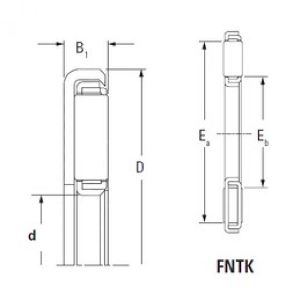 KOYO FNTK-3049 needle roller bearings #2 image