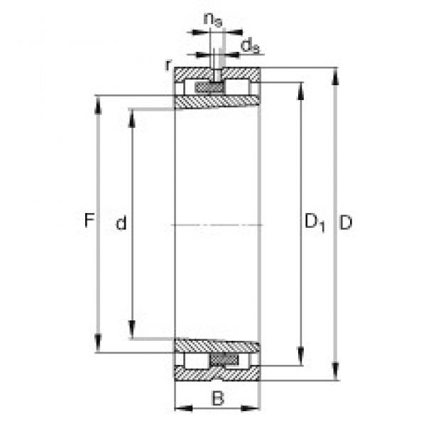 FAG NNU4930-S-K-M-SP cylindrical roller bearings #2 image