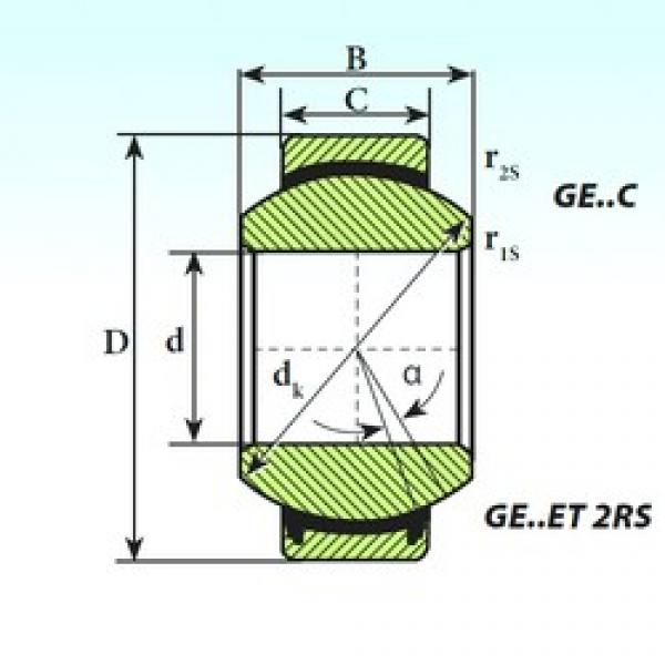 ISB GE 120 ET 2RS plain bearings #3 image