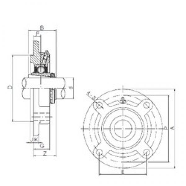 ISO UKFC210 bearing units #3 image