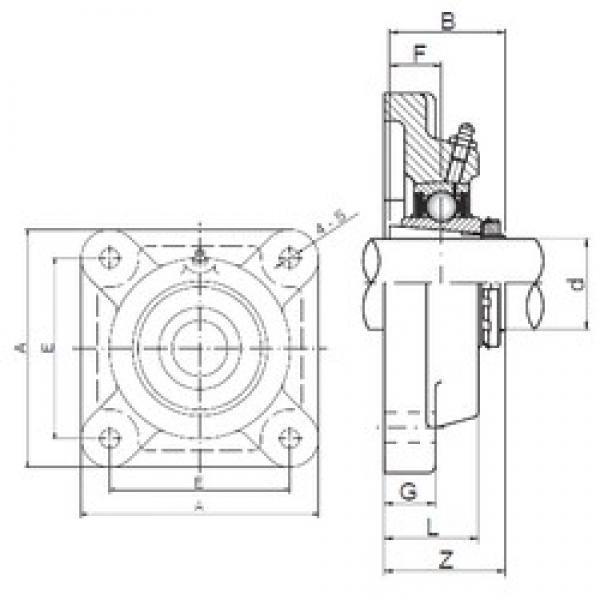 ISO UKF213 bearing units #3 image